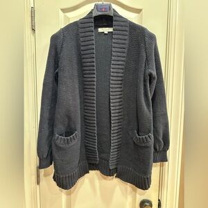 Black Loft Knit Cardigan